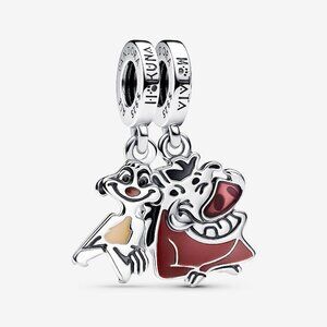Pandora Disney The Lion King Timon & Pumbaa Splittable Dangle Charm